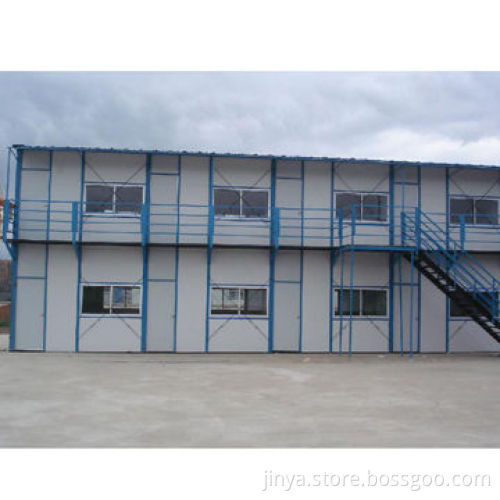 Simple Slope-roof Two-floor Prefab Movable Eco-friendly Modular Home Plans